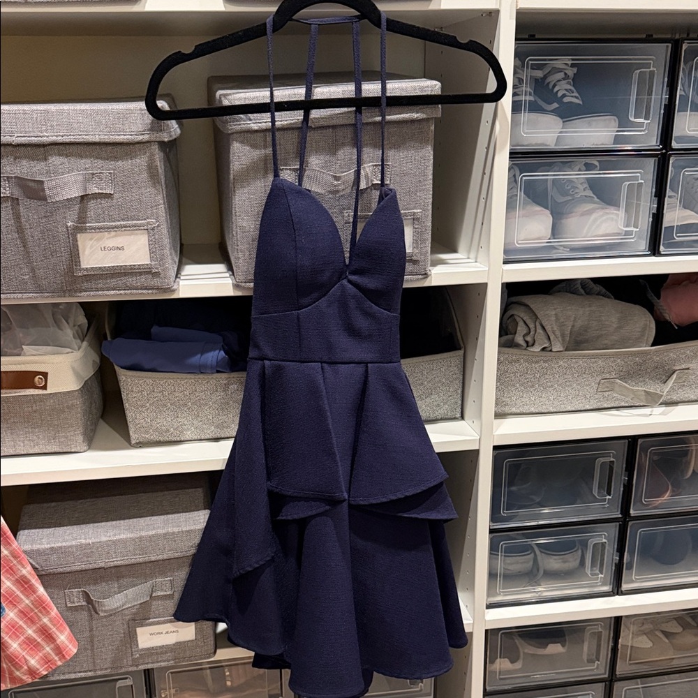 Angel Biba Midnight Blue Dress